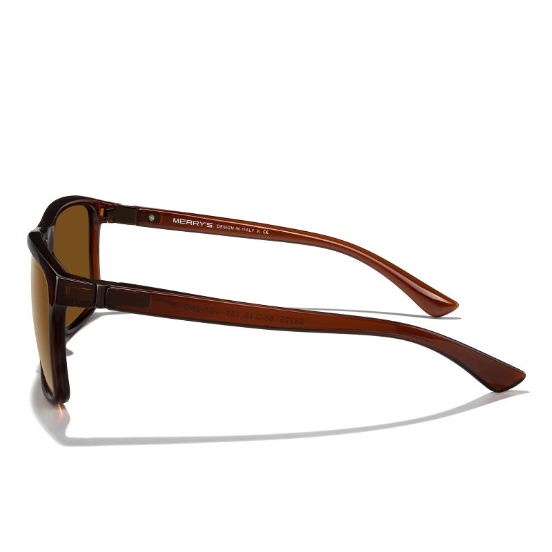 MERRY'S Rectangular Polarized Sports Sunglasses for Men Women Cycling Driving Fishing UV400 Protection S8225 - Image 3